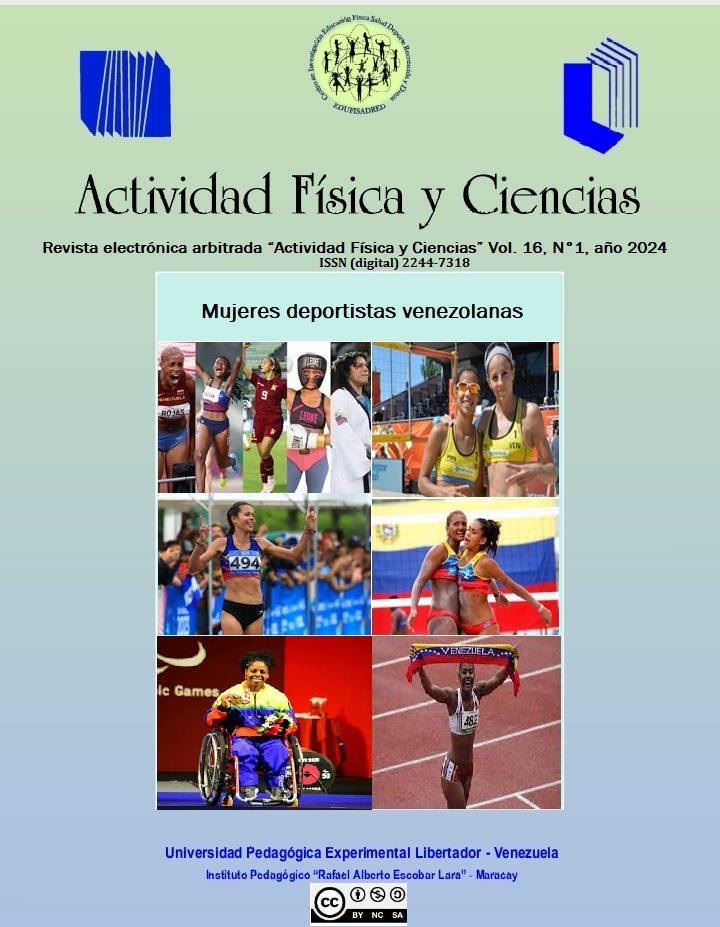 					Ver Vol. 16 Núm. 1 (2024): Mujeres deportistas venezolanas ISSN (digital): 2244-7318
				