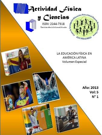 					Ver Vol. 5 Núm. 1 (2013): Número Especial "Educación Física en América Latina" ISSN (digital) 2244-7318
				