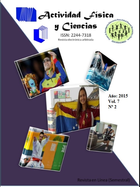 					Ver Vol. 7 Núm. 2 (2015): Asociación Latinoamericana de Ciencias del Deporte, Educación Física y Danza (ALCIDED).  ISSN (digital) 2244-7318
				