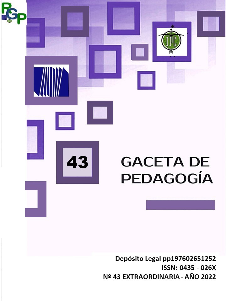 					View No. 43 (2022): GACETA DE PEDAGOGÍA
				