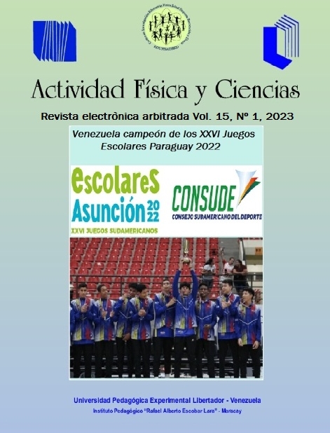 					View Vol. 15 No. 1 (2023): Venezuela campeón de los XXVI Juegos Escolares. Paraguay 2022.  ISSN (digital) 2244-7318
				