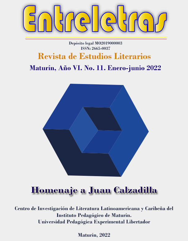 					Ver Vol. 1 Núm. 11 (2022): Entreletras- Homenaje a Juan Calzadilla
				